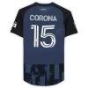 Fanatics LA Galaxy Joe Corona Autographed Game Used #15 Blue Jersey FA
