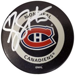 N/A Scott Thornton Autographed Official Montreal Canadiens Logo Hockey Puck