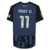Fanatics LA Galaxy Yony Gonzalez Autographed Game Used #11 Blue Jersey FA -Ball Shop 23 400x@2x