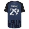 Fanatics LA Galaxy Ethan Zubak Autographed Game Used #29 Blue Jersey FA -Ball Shop 27 400x@2x