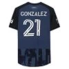Fanatics LA Galaxy Giancarlo Gonzalez Autographed Game Used #21 Blue Jersey FA -Ball Shop 29 400x@2x