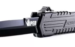 Schrade SCHOTF3B Viper 3, OTF Folder With Black Handle, Black Blade & Plain Edge -Ball Shop 410876 1800x1800