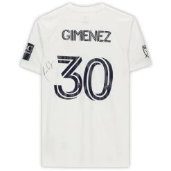 Fanatics Chicago Fire Gaston Gimenez Autographed Game Used #30 White Jersey FA