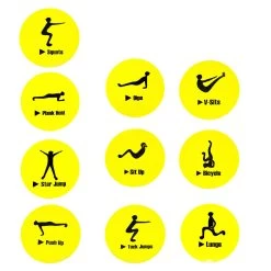 SOCCER EXERCISE MARKERS