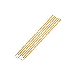Set Of 6 Coaching Sticks, Yellow
