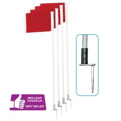 4 PVC Corner Flags