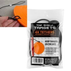 Target Tethers (Set Of 4) For Magnetic Shooting Targets. -Ball Shop TST TT3 Z