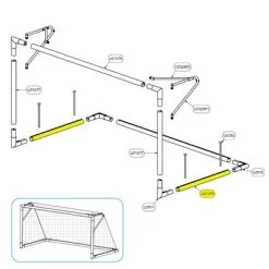 Kwikgoal Base Post For 2B3002 Soccer Goal