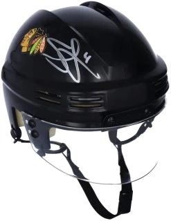 Fanatics Seth Jones Chicago Blackhawks Autographed Black Mini Helmet