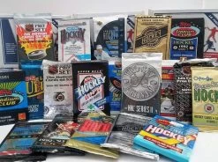 2500 Unopened Vintage NHL Hockey Cards In Original Packs