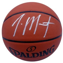 Ja Morant Autographed Official Spalding Basketball Memphis Grizzlies Beckett