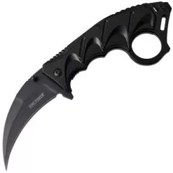 Tac-Force Tactical Karambit, 3.5" Assisted Blade, Aluminum Handle - TF-957BK