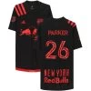 Fanatics New York Red Bulls Tim Parker Autographed Game Used #26 Black Jersey FA